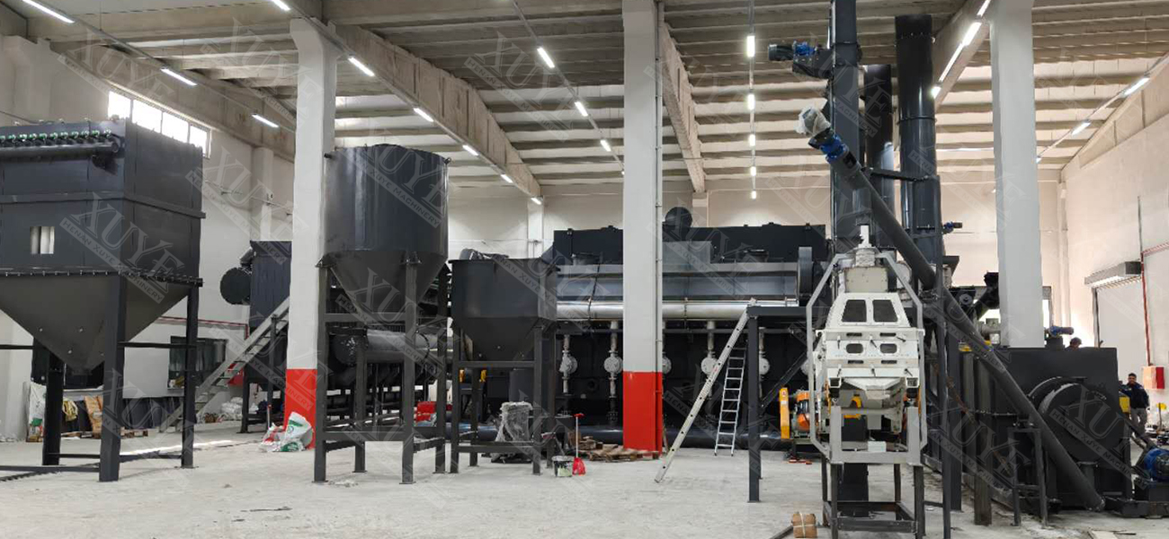 Hazelnut shells activated carbon rotary kiln